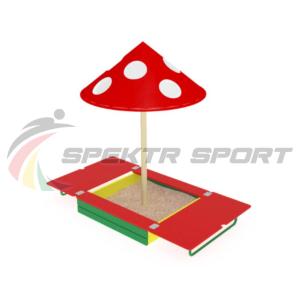 Купить Песочница с крышкой и грибком ИО 512 в Петушках 