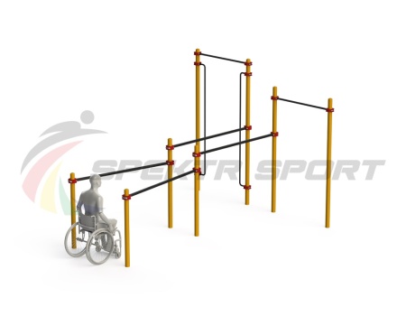 Купить Спортивный комплекс для инвалидов-колясочников WRK-D19_76mm в Петушках 