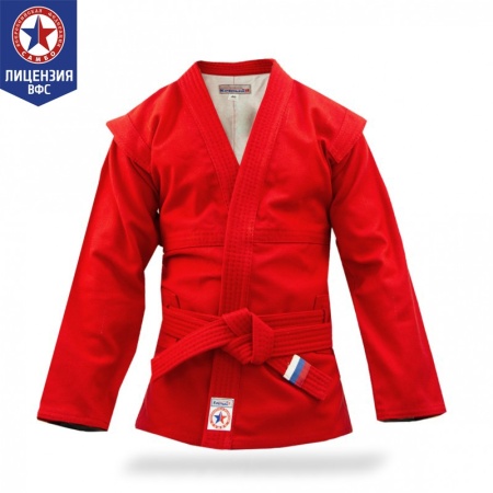 Купить Куртка для самбо "Атака" ВФС (подкладка, пояс)  р 36-48 в Петушках 