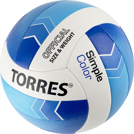 Купить Мяч волейбольный Torres Simple Color любительский р.5 в Петушках 